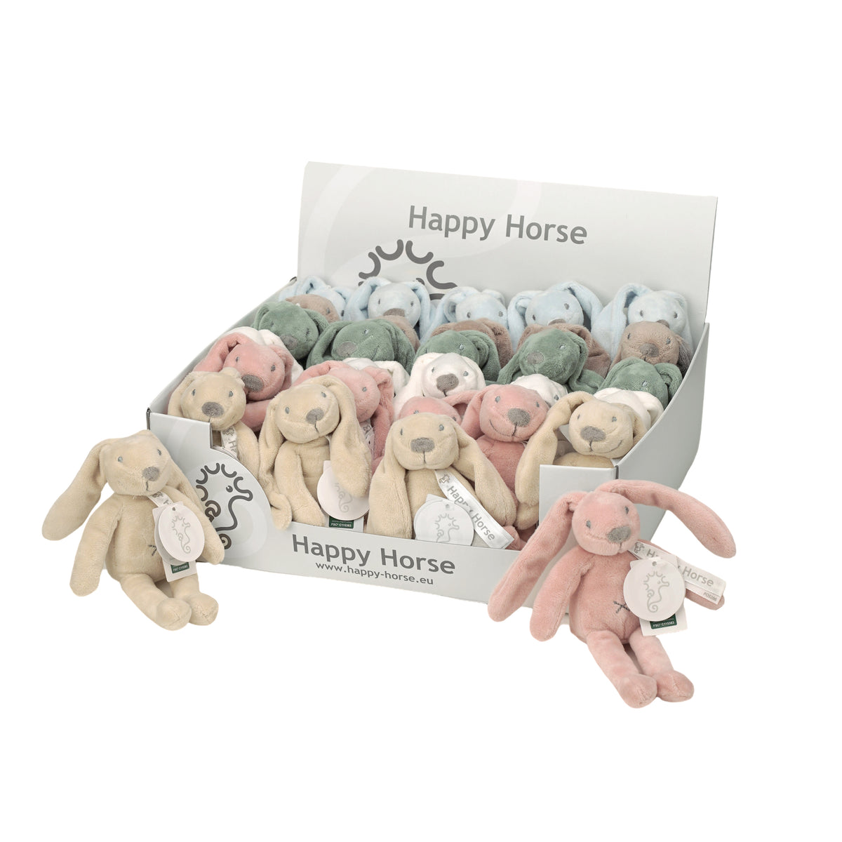 Happy Horse Rabbit Richie mini knuffeltje blauw 19cm