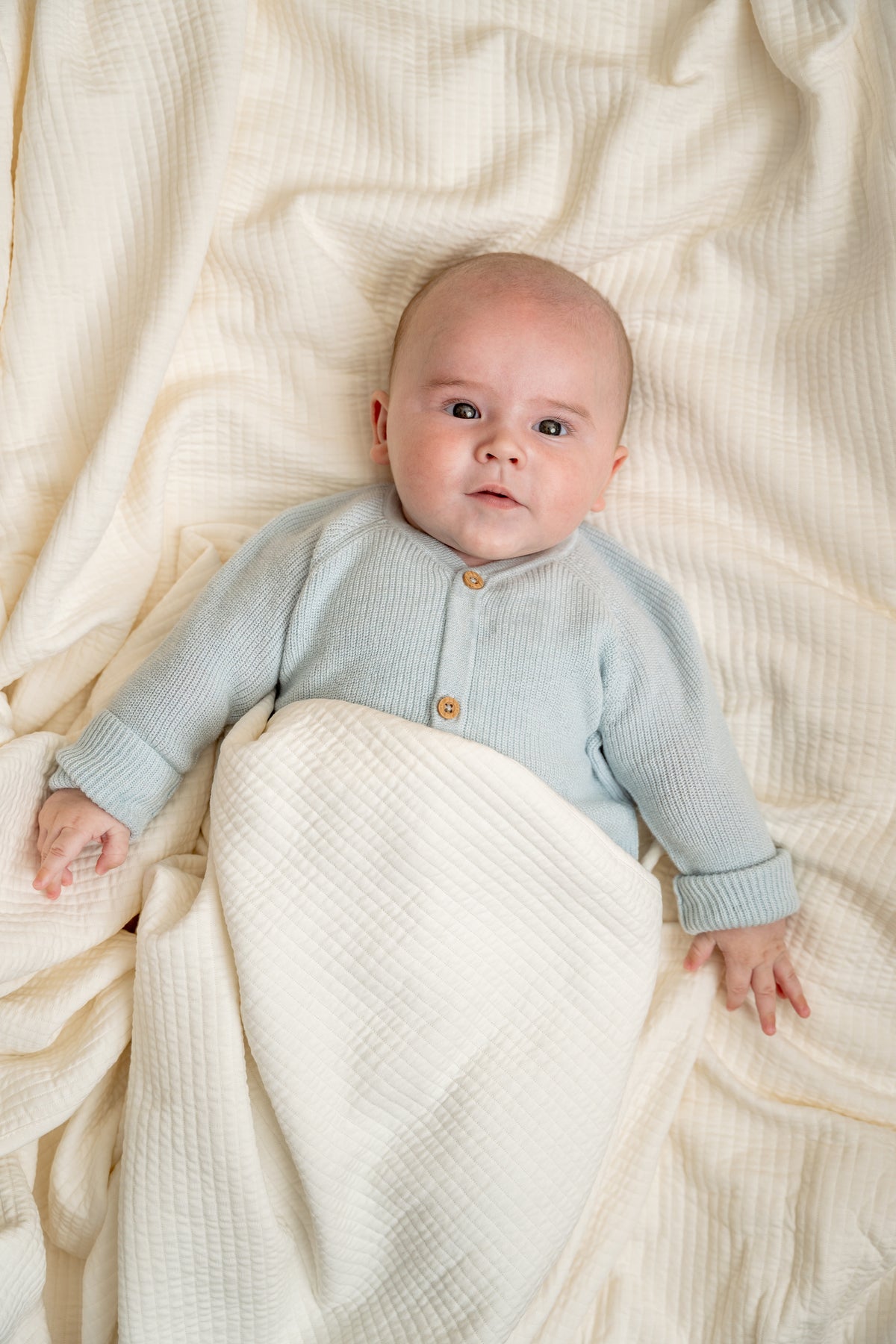 Zomerdeken wieg Pure Soft White