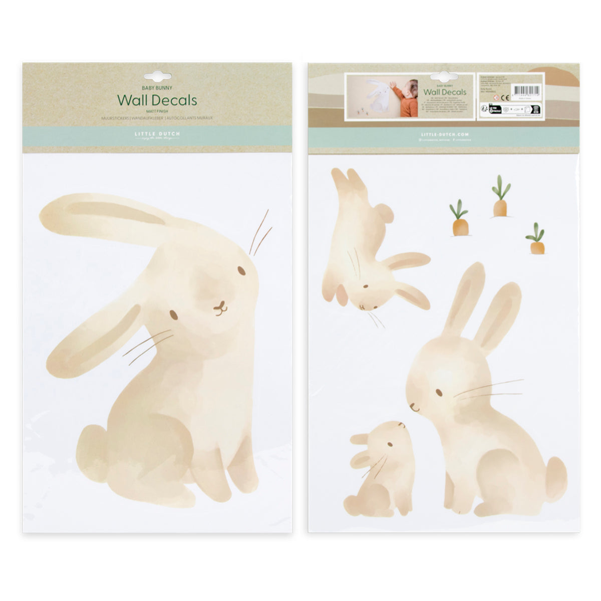 Little Dutch muurstickers "Baby Bunny"