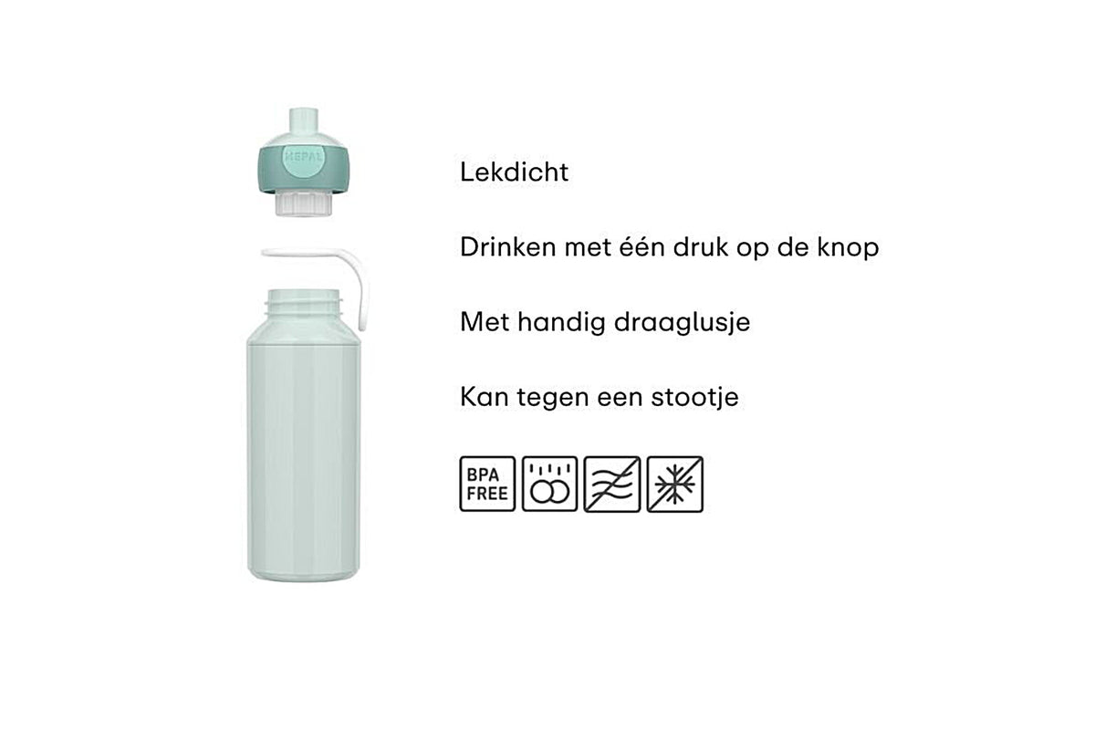 Drinkfles pop-up 400ml "Fairy Garden"