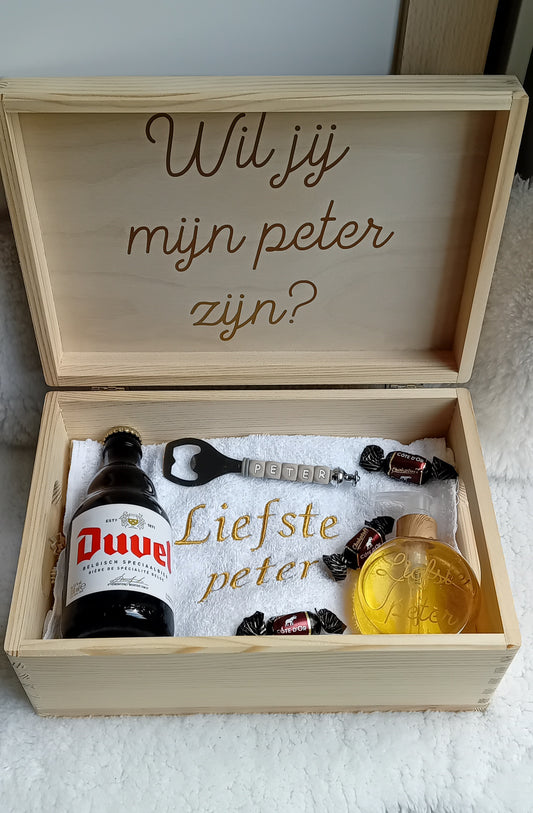 Verrassingsdoos peter