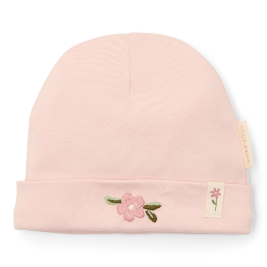 Babymuts roze Fairy Garden maat 44/56 0-3M