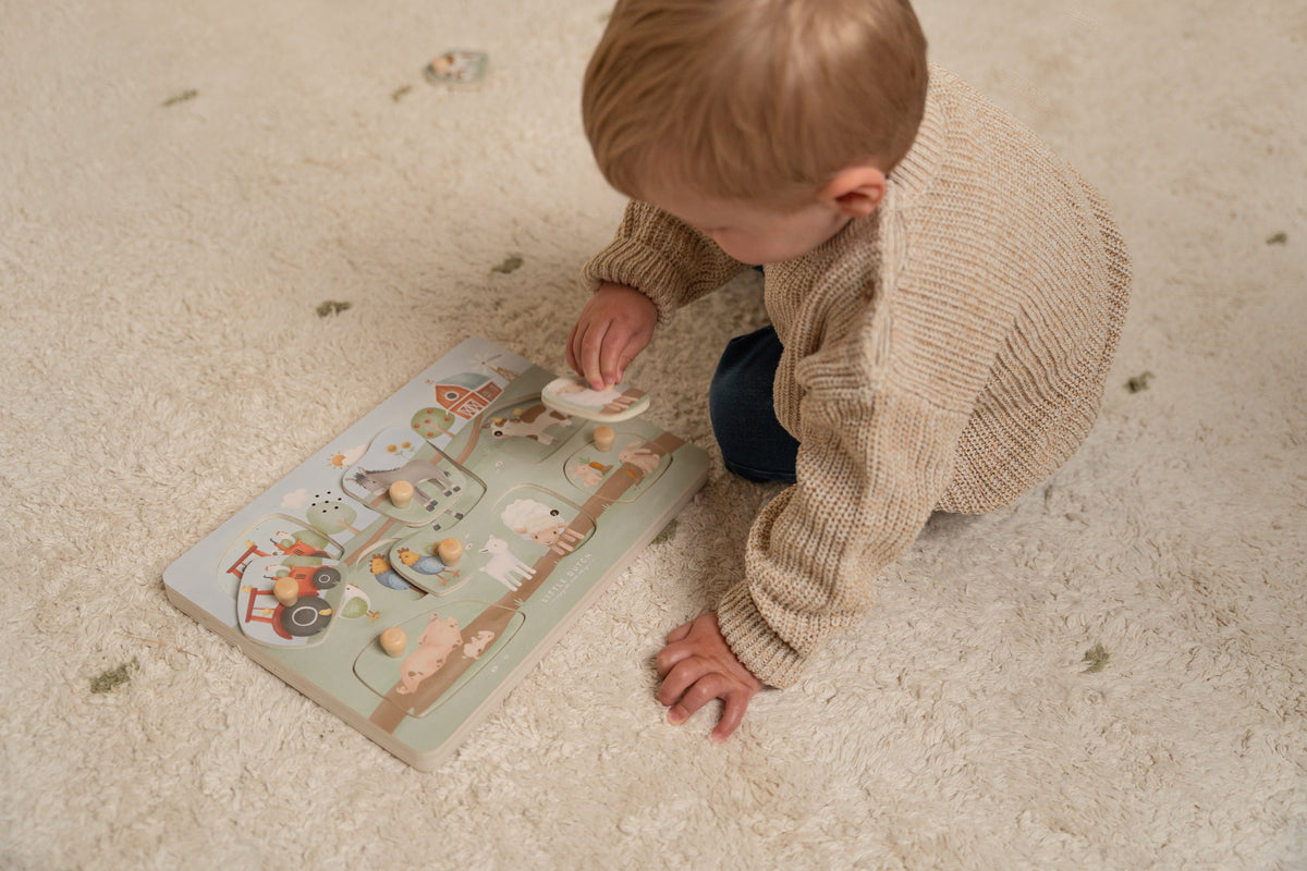 Geluidenpuzzel "Little Farm"