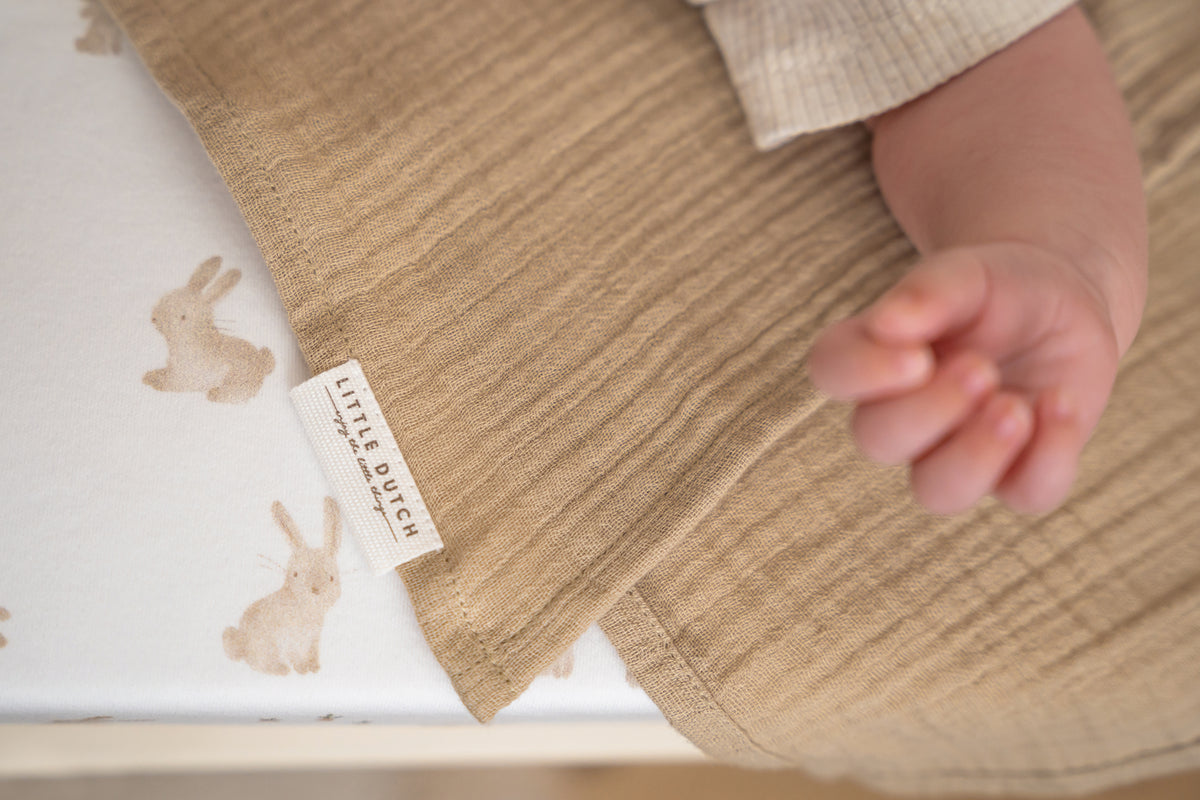 Tetradoek hydrofiel 70x70cm Baby Bunny