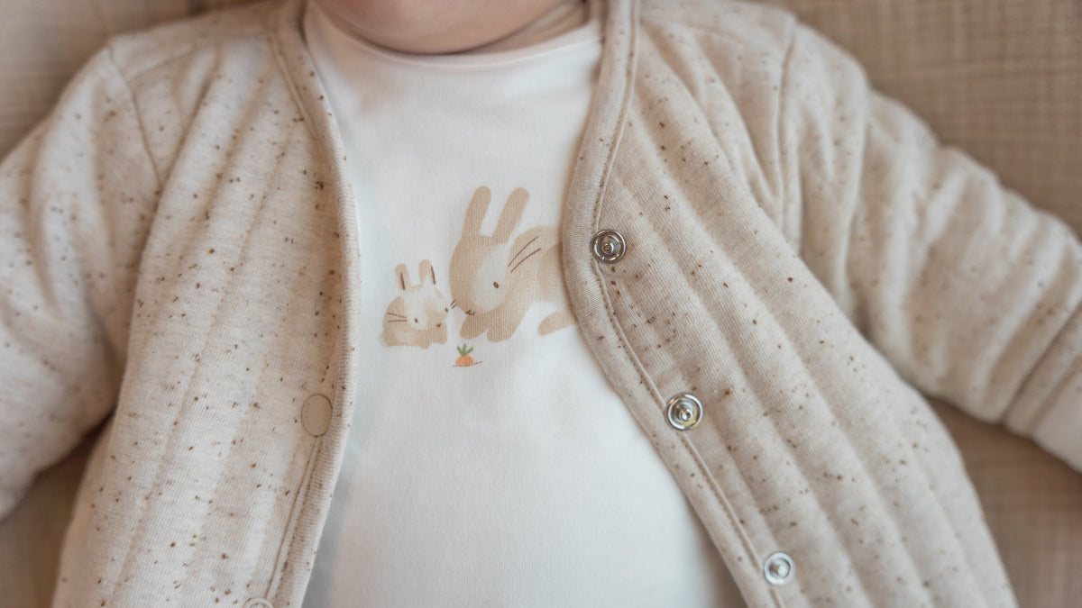 Little Dutch reversible babyjasje Baby Bunny/Nappy Sand