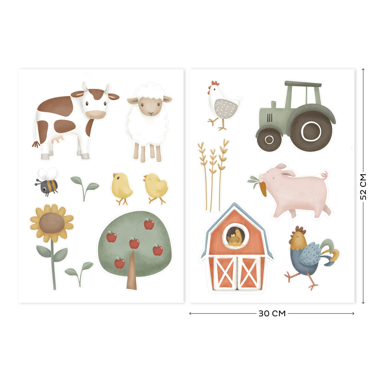 Little Dutch muurstickers "Little Farm"