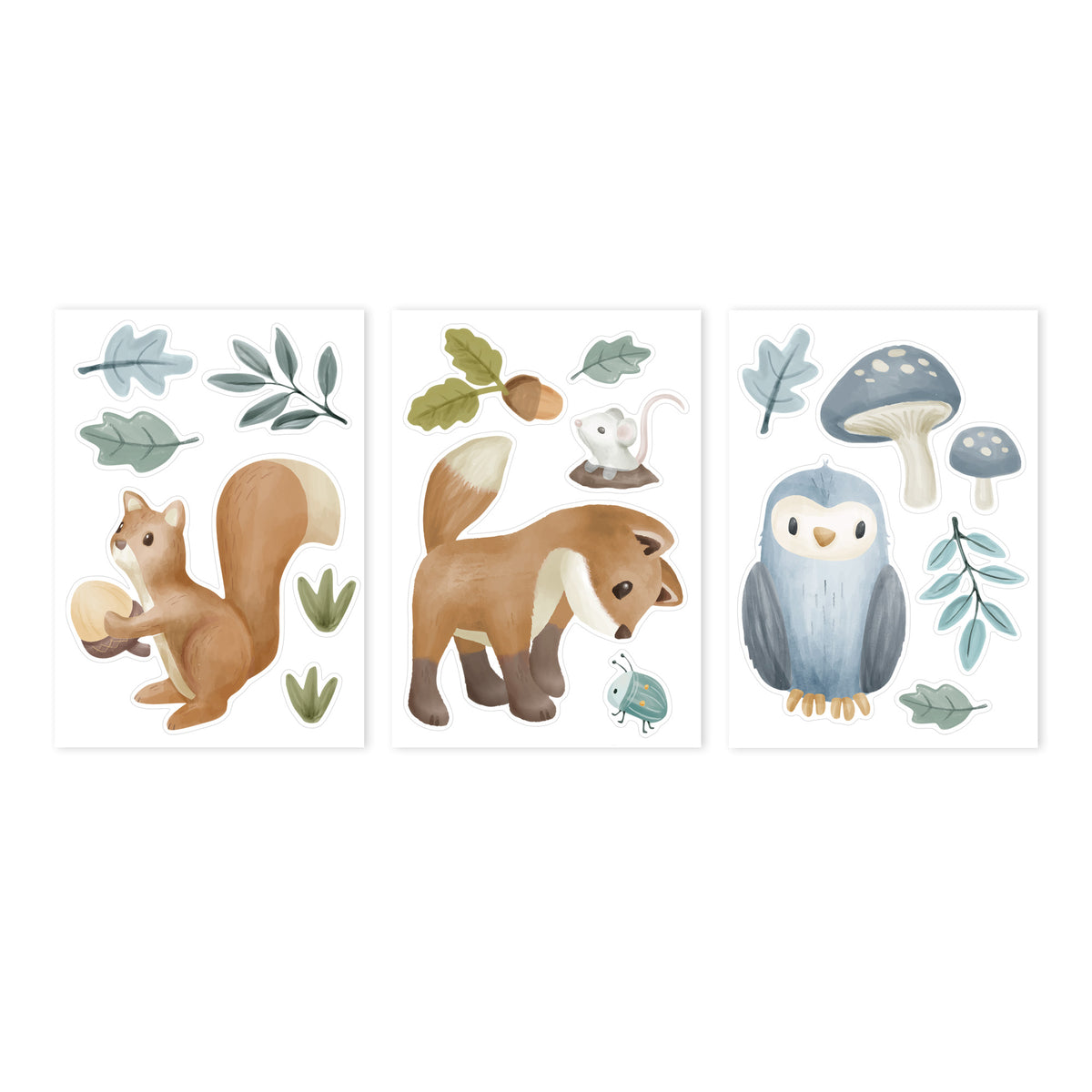 Little Dutch muurstickers "Forest Friends"