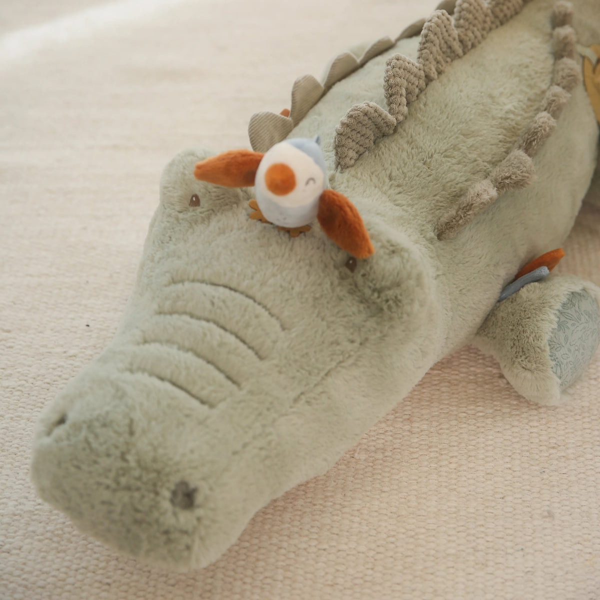 Activiteitenknuffel krokodil XL