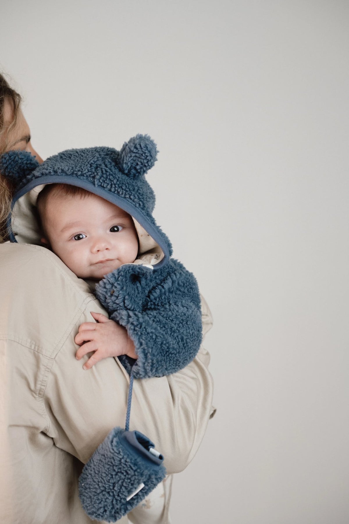 Teddy jasje blauw