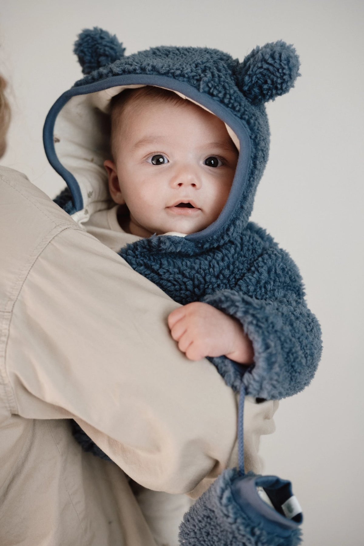 Teddy jasje blauw