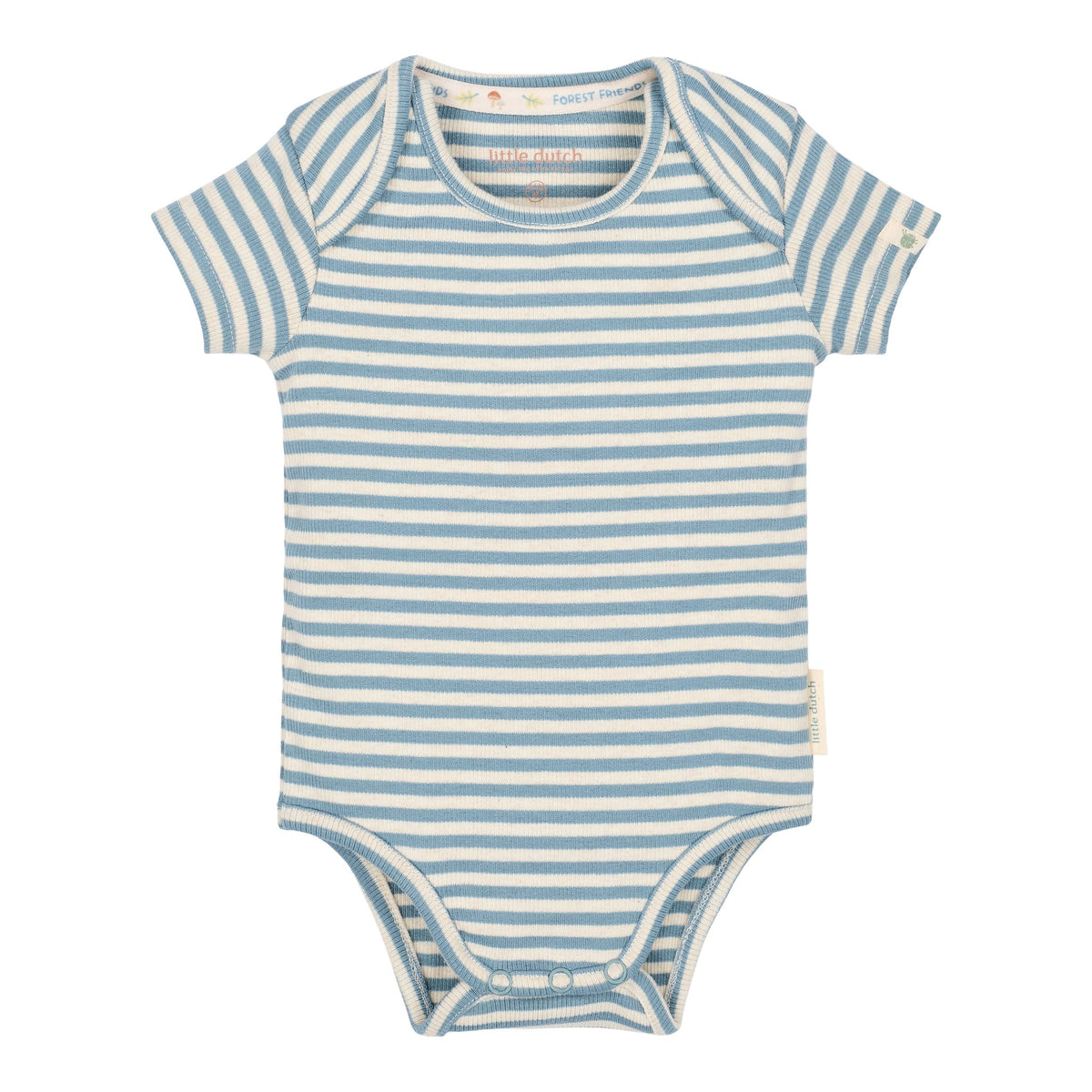 Romper korte mouw "Stone Blue Stripe"
