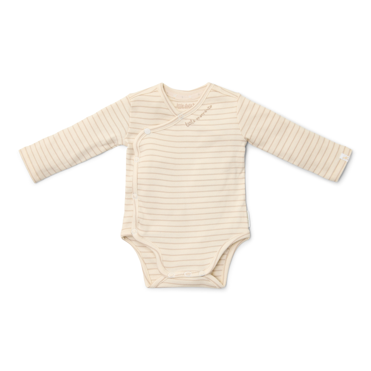 Romper overslag lange mouw stripe Little Goose