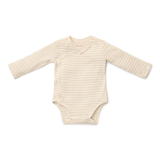 Romper overslag lange mouw stripe Little Goose