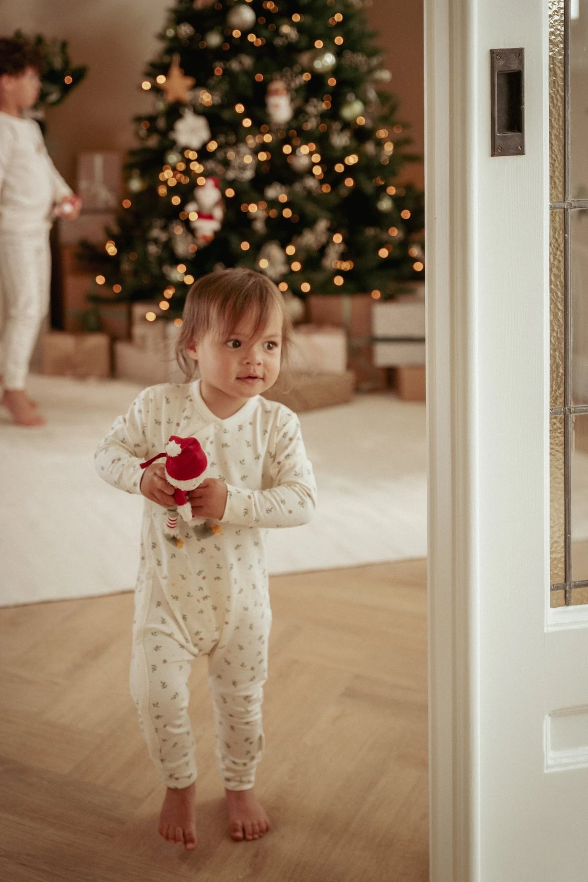 Kerstpyjama "Little Christmas" (eendelig)