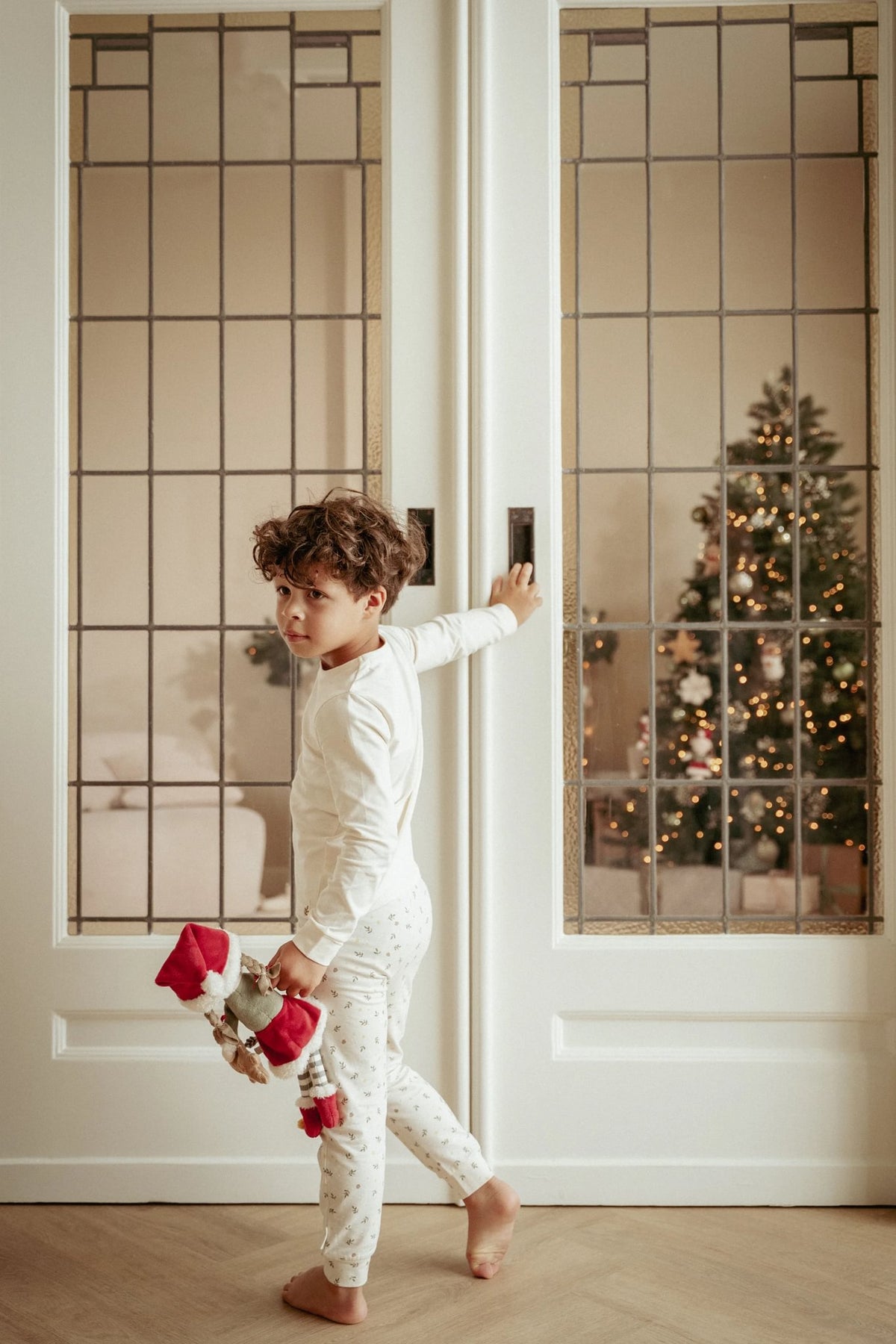 Kerstpyjama "Little Christmas" tweedelig