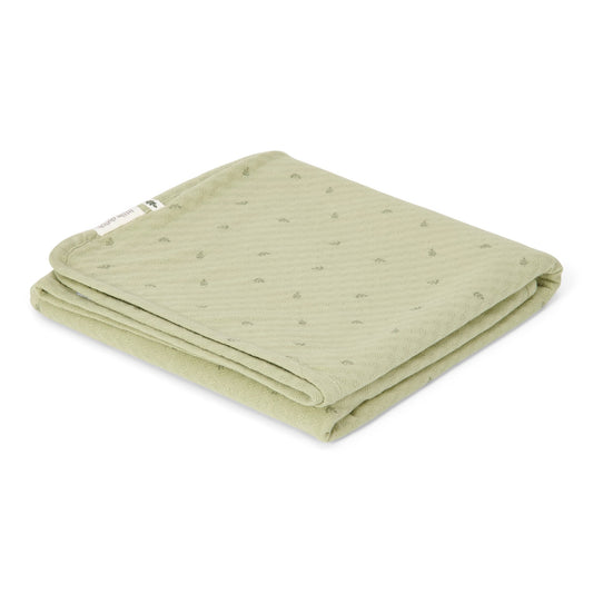 Wiegdeken groen "Pure Sage Leaves"