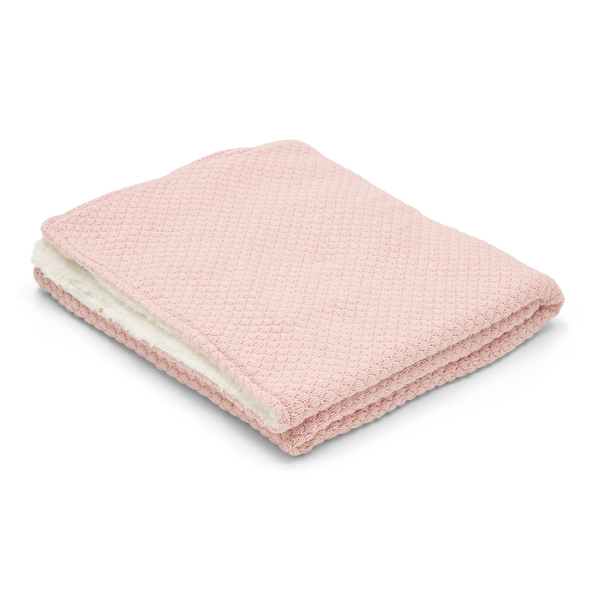 Wiegdeken gebreid roze "Pure Blossom"