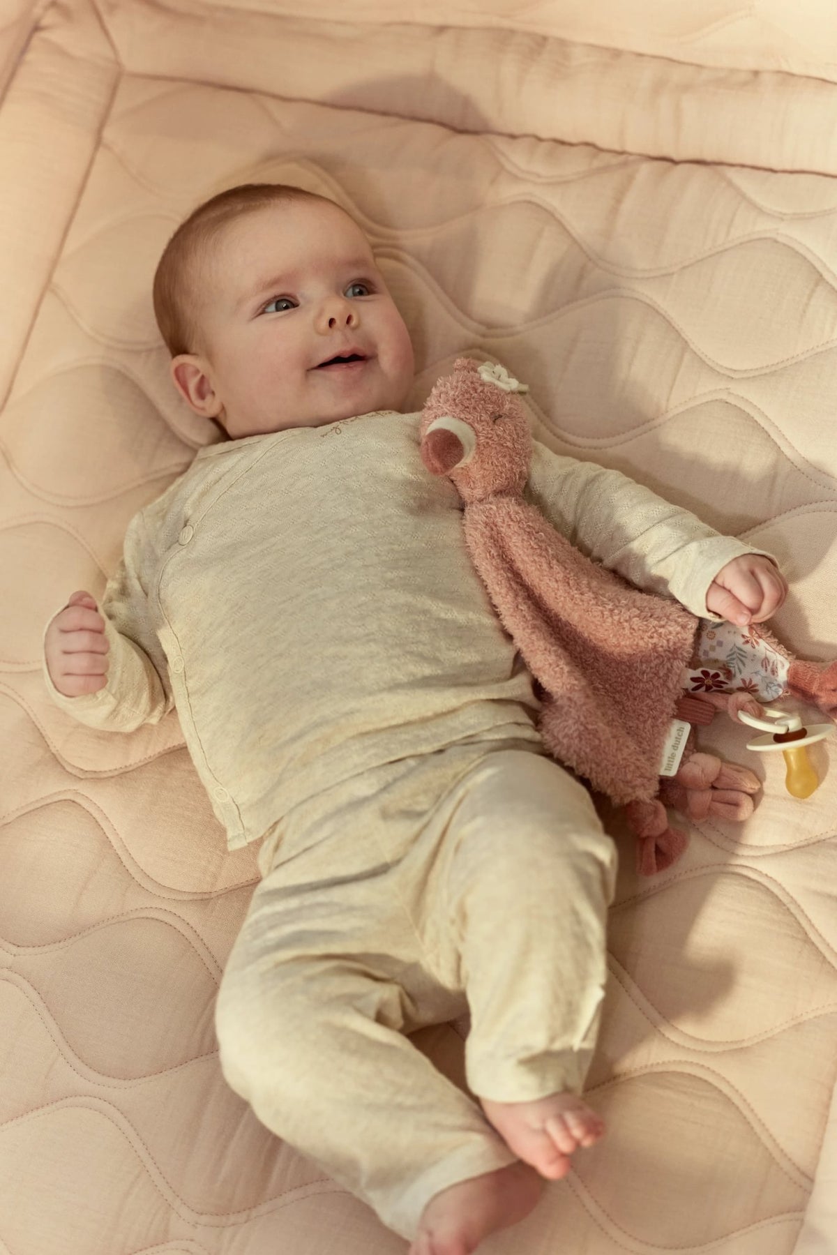 Knuffeldoekje flamingo