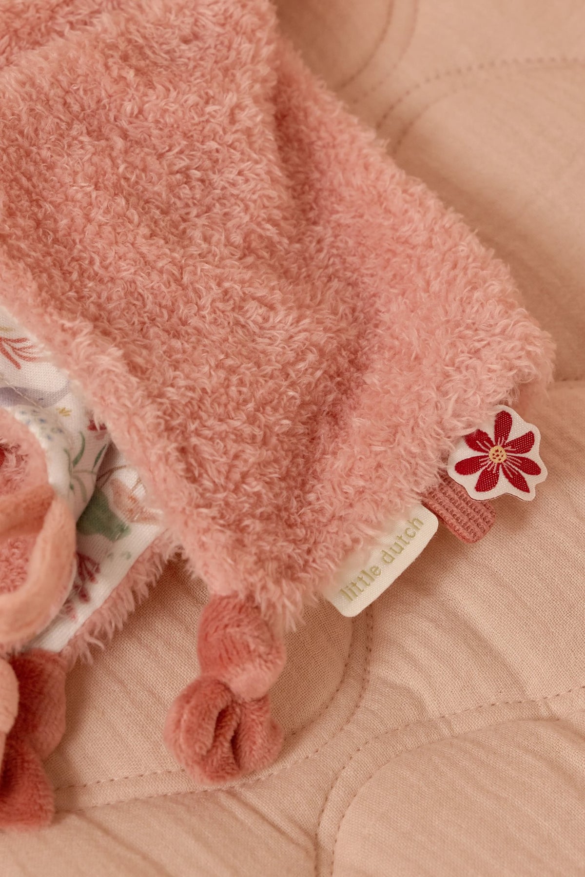Knuffeldoekje flamingo