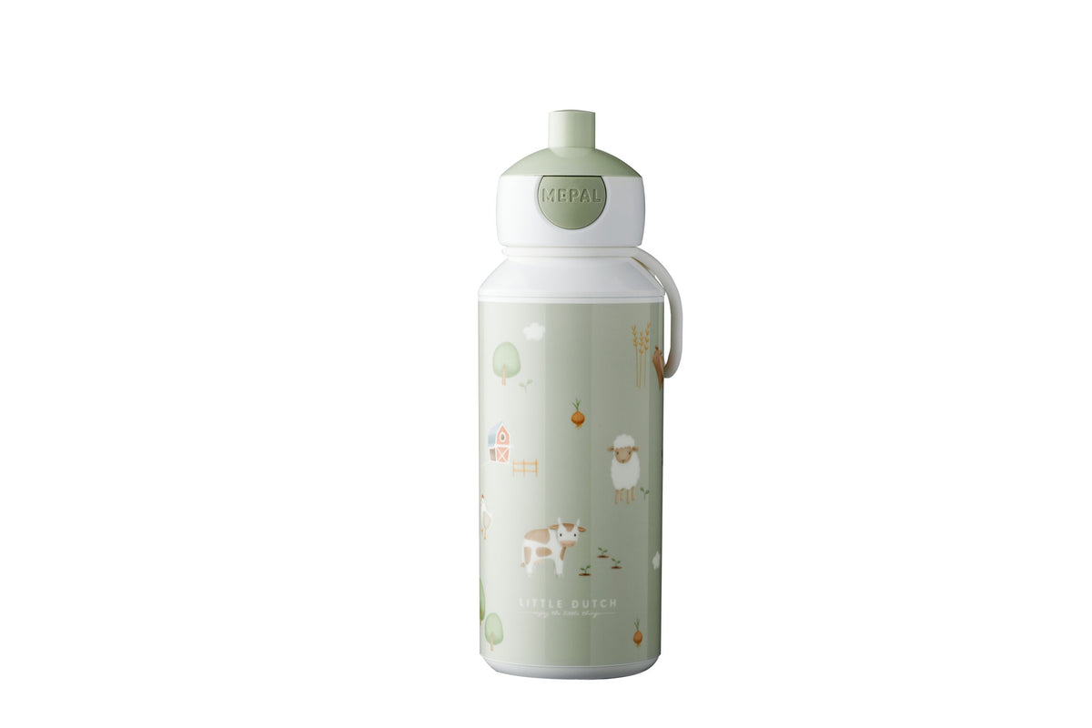 Drinkfles pop-up 400ml "Little Farm"