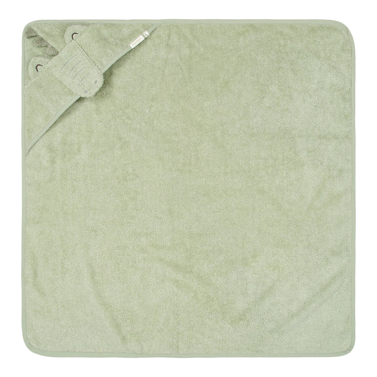 Badcape krokodil 75x75cm