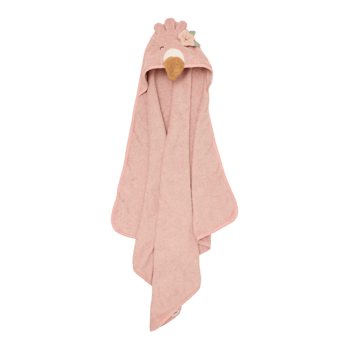 Badcape flamingo 75x75cm