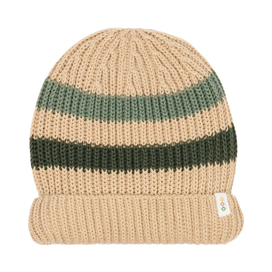 Gebreide muts "Warm Taupe" 92-104