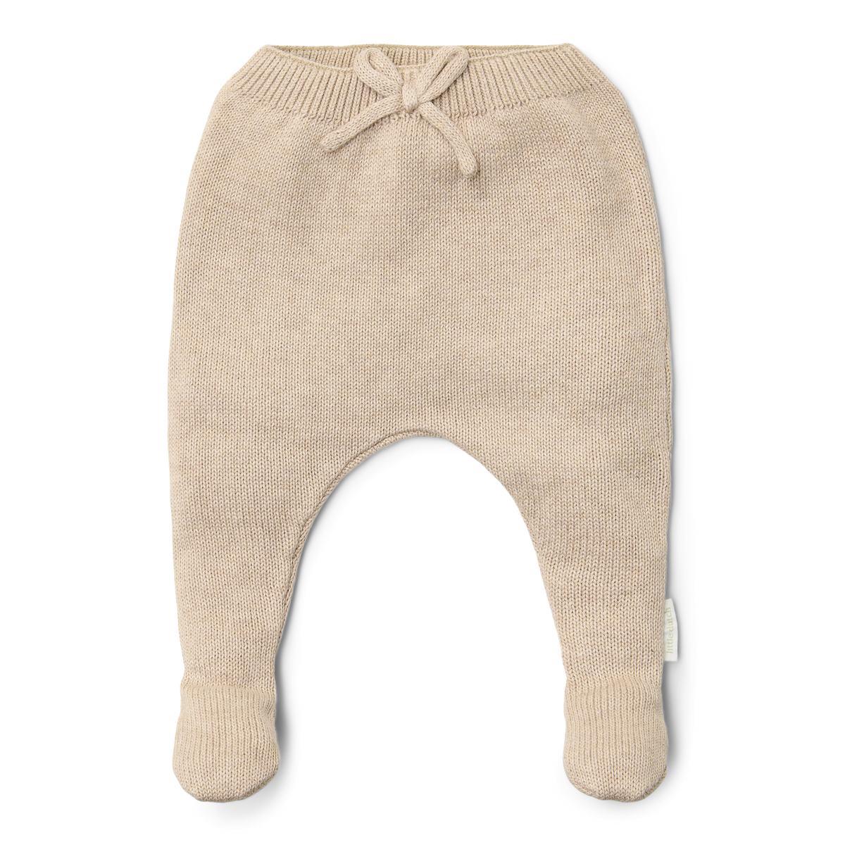 Gebreid broekje beige Little Goose
