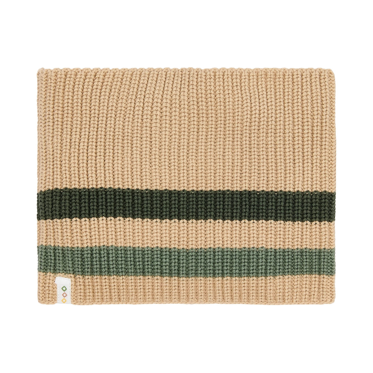 Gebreide sjaal "Warm Taupe"