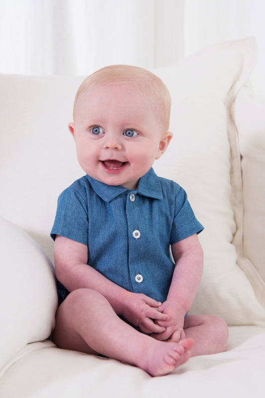 Babyromper jeans Julien 3M