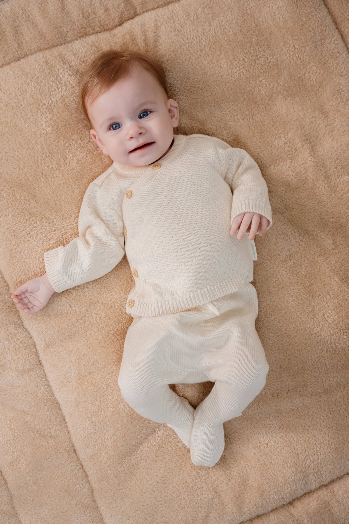 Gebreide broek wit Little Goose