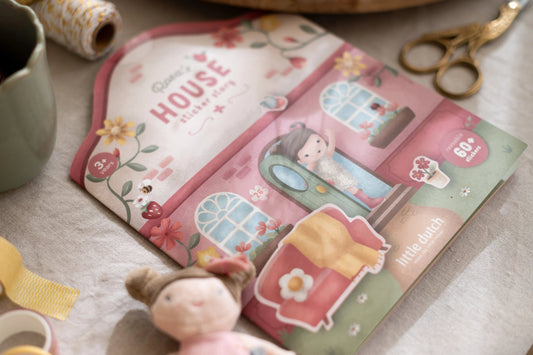 Herbruikbare stickerboek Rosa
