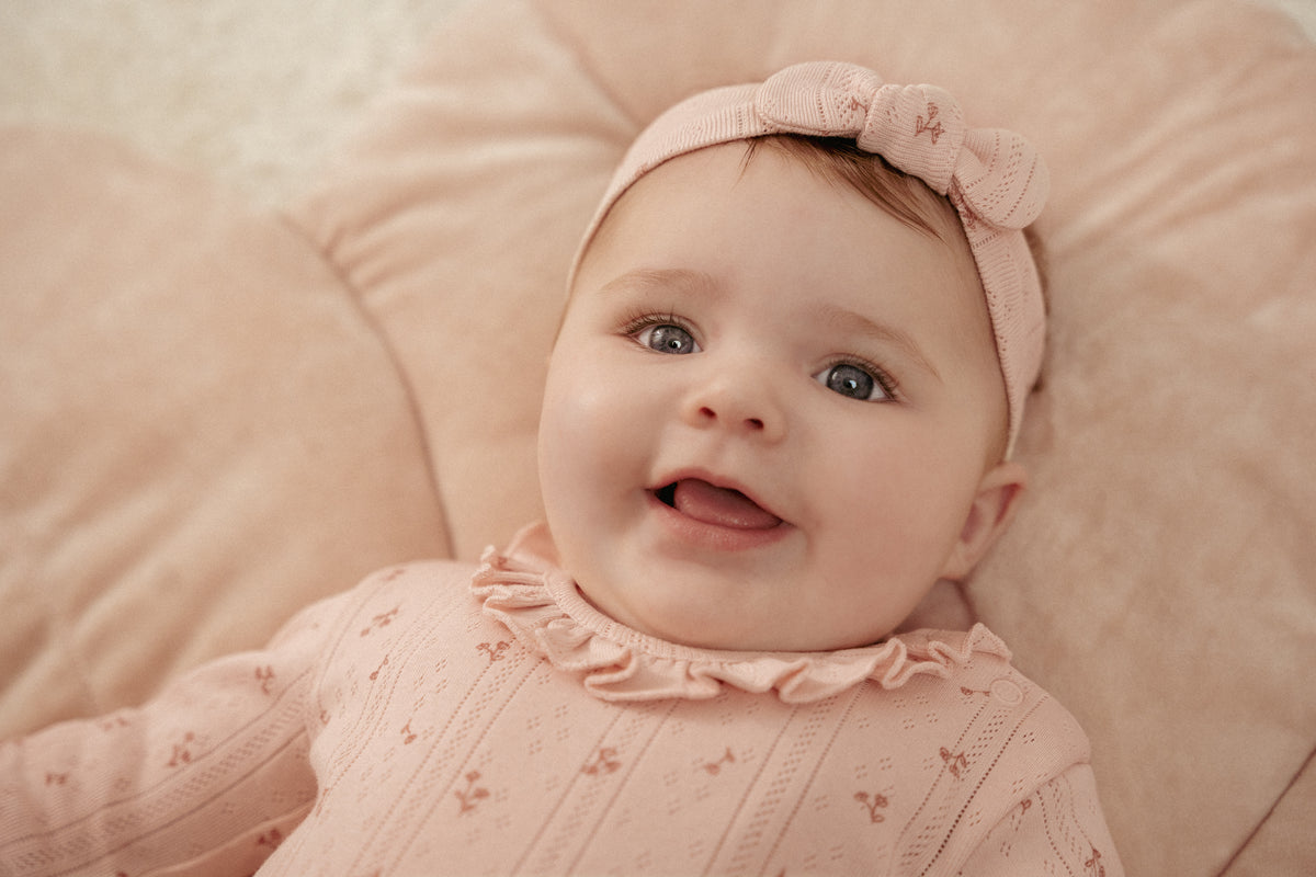 Romper lange mouw Fairy Flowers