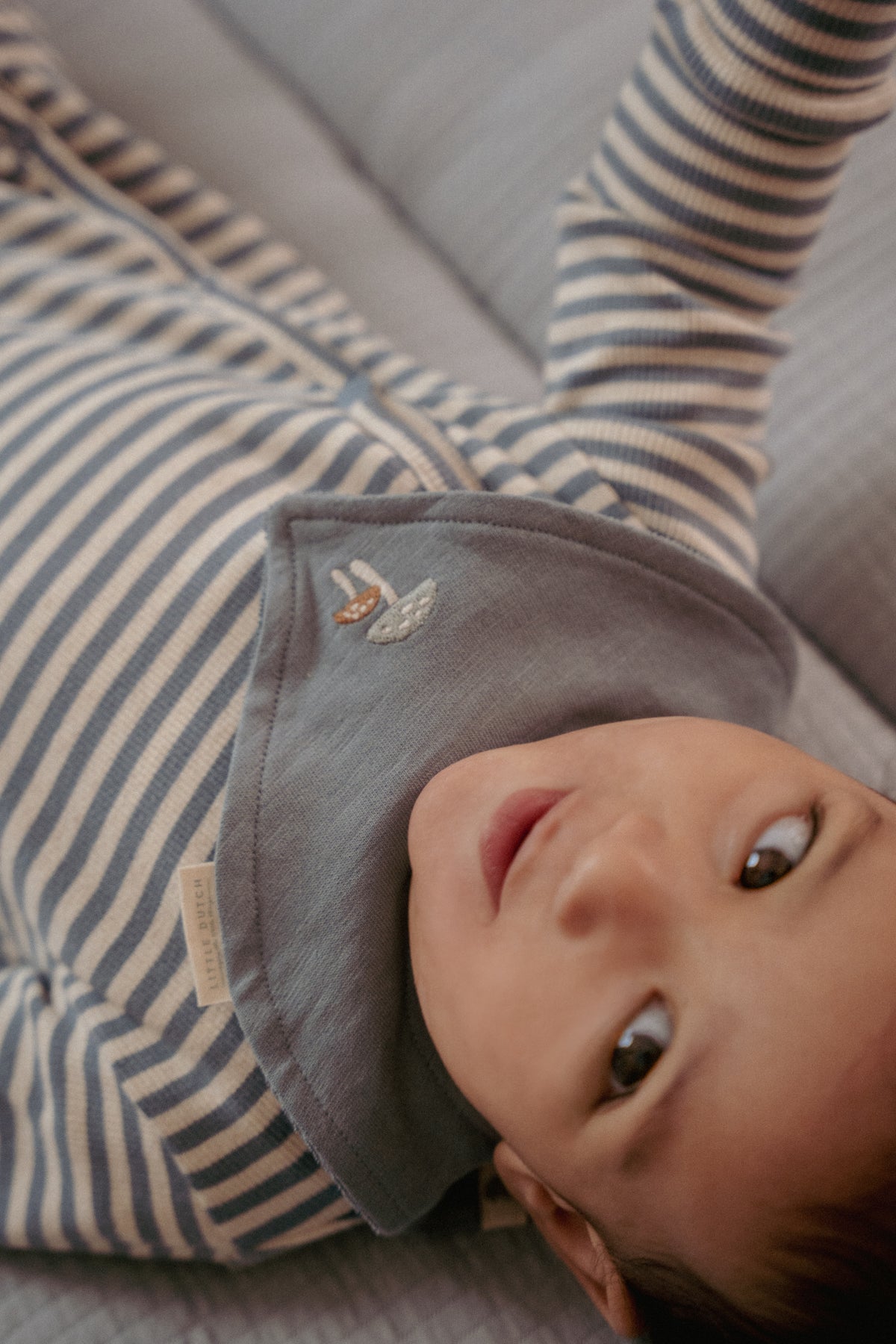 Boxpakje Stone Blue Stripe maat 62