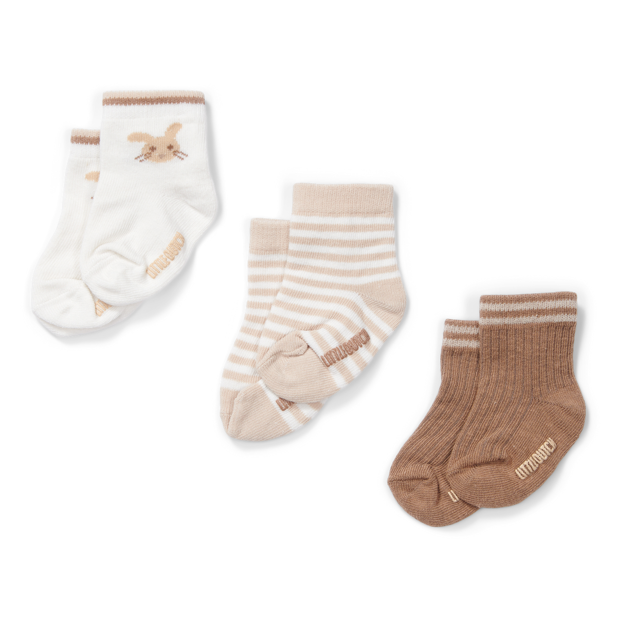 Little Dutch 3-pack sokjes Baby Bunny- maat 2 (62-68)