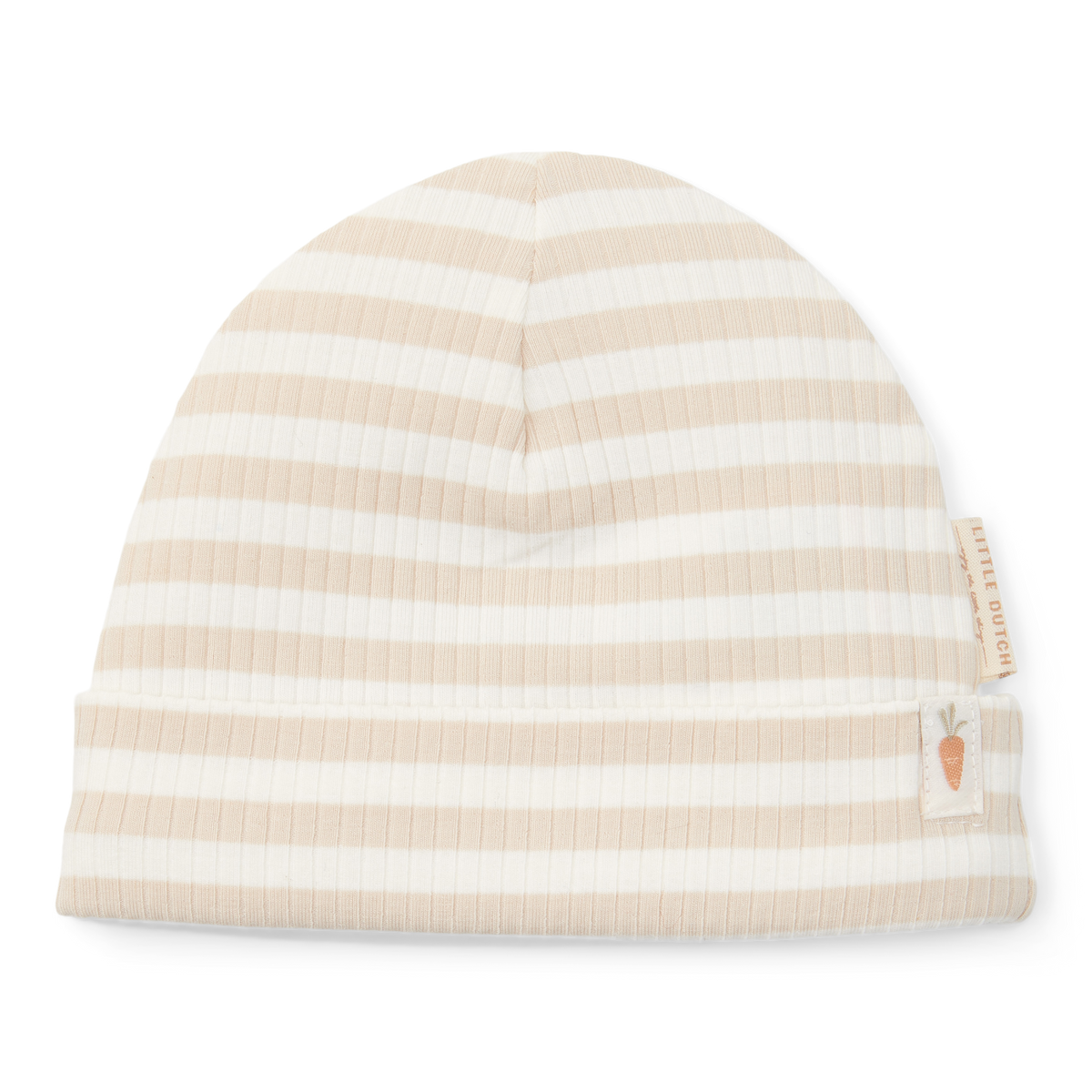 Little Dutch babymuts Stripe Sand/White
