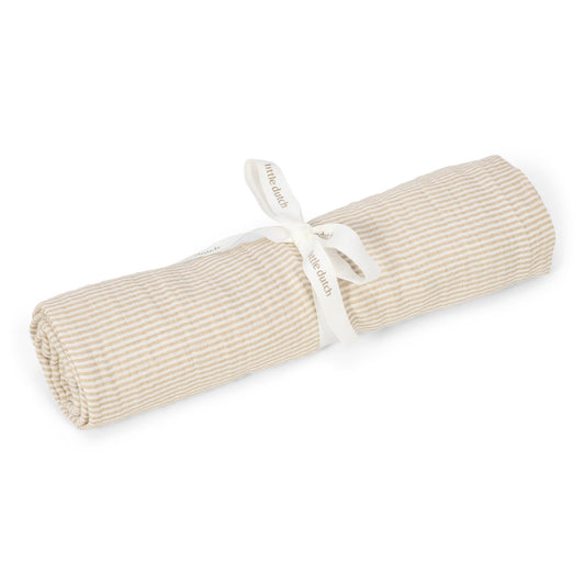 Tetradoek hydrofiel beige "Pure Soft Beige" 120x120cm