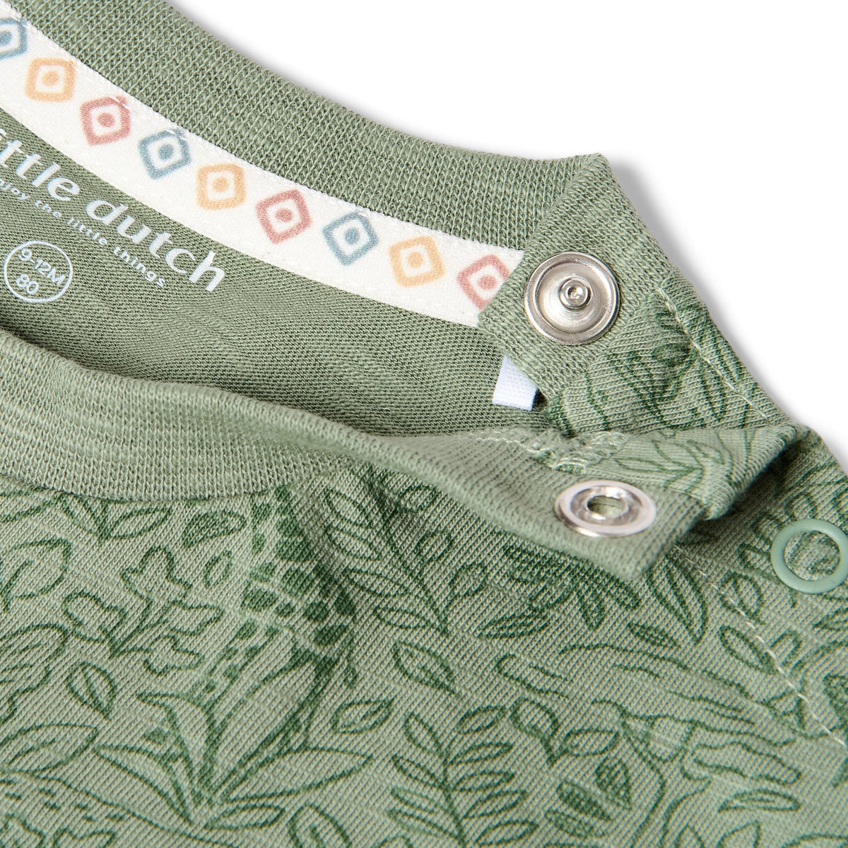 T-shirt lange mouw "Safari Dreams Green"