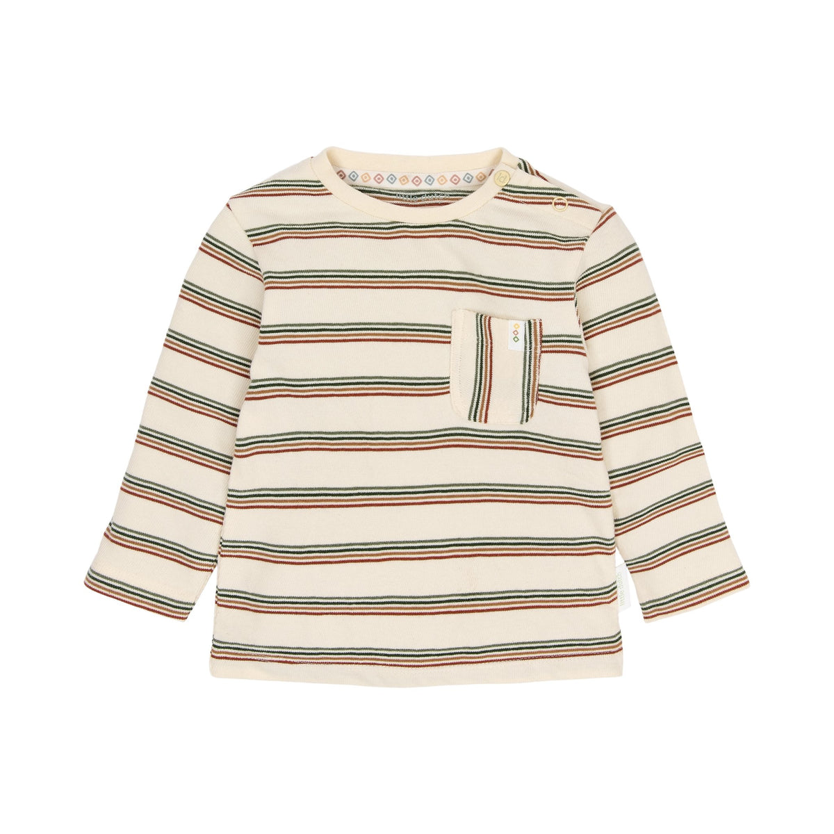T-shirt lange mouw "Safari Stripe"