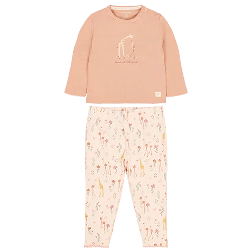 Tweedelige pyjama flamingo