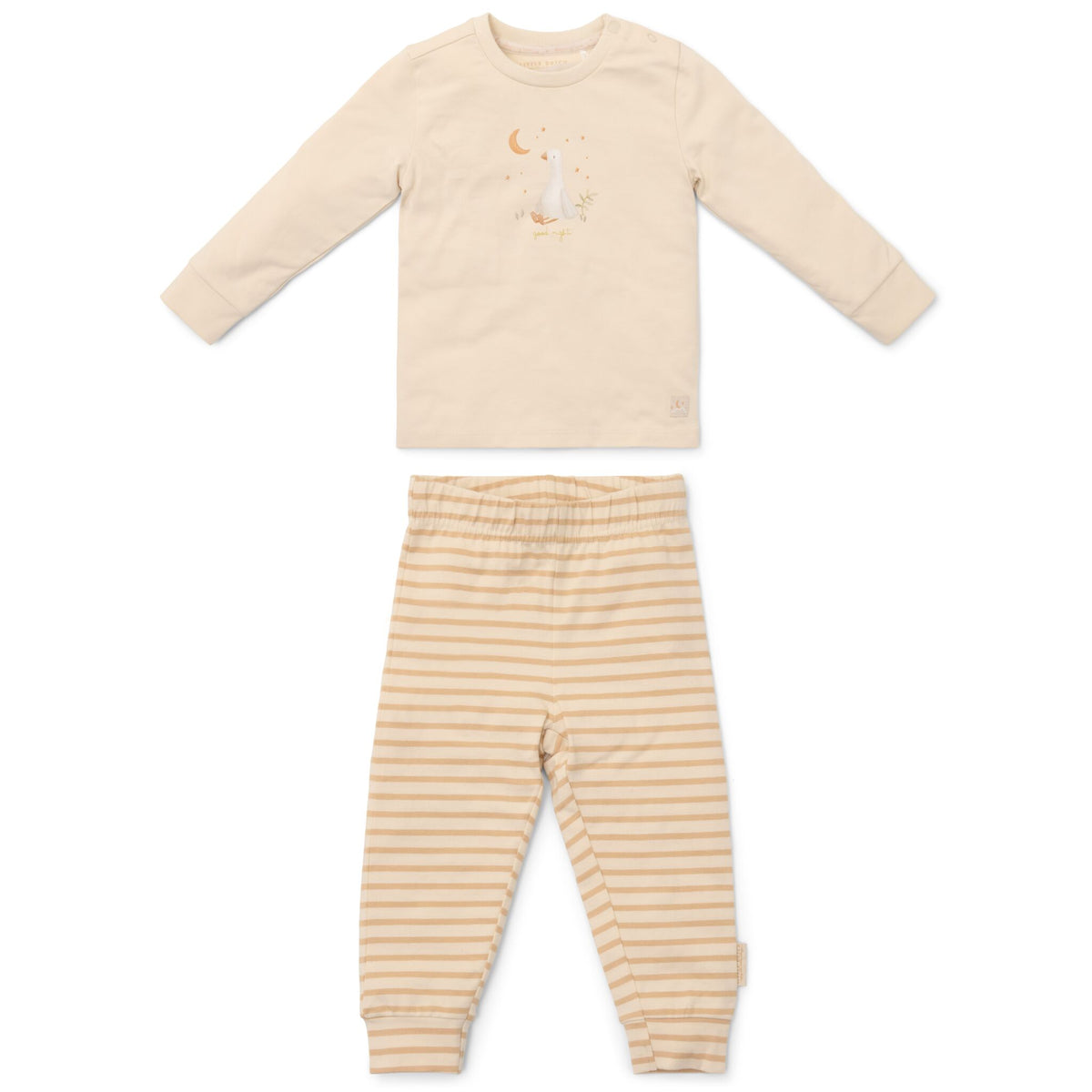 Little Dutch tweedelige pyjama's - zand- gestreept