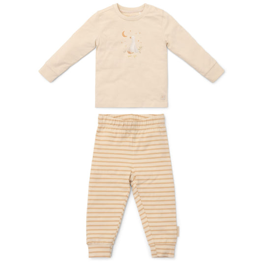 Little Dutch tweedelige pyjama's - zand- gestreept