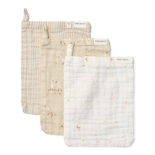 Washandjes "Little Goose" 3-delig