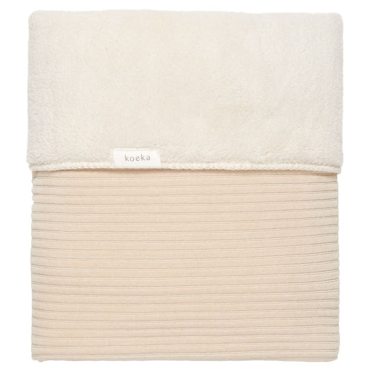 Koeka wiegdeken Teddy Sand