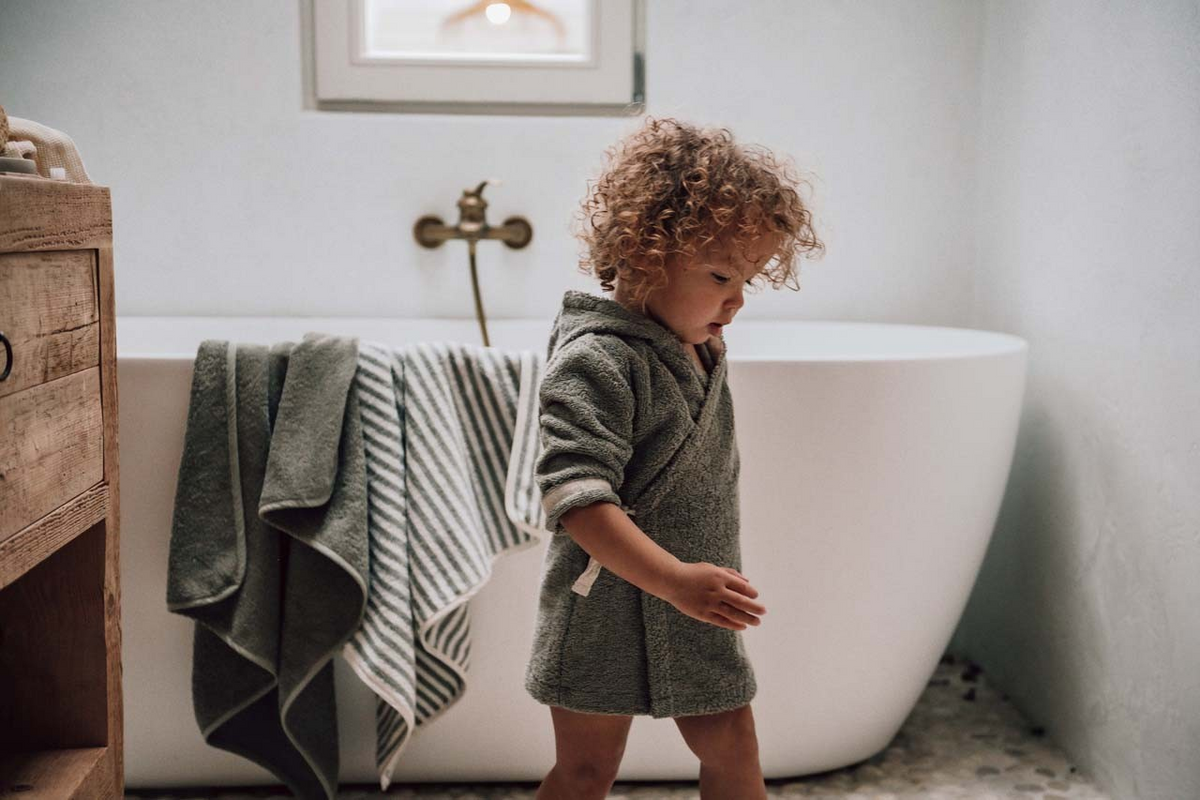 Koeka baby badjas Dijon Daily moss 74-80